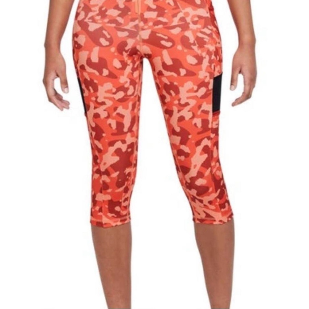 Nike DriFit Naomi Osaka Orange Tennis Leggings - Women’s Large - Picture 8 of 8